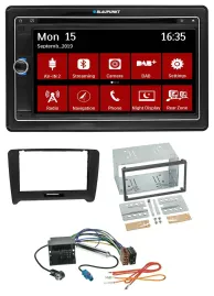 Blaupunkt Bluetooth DAB 2DIN USB DVD MP3 Autoradio für Audi TT (06-14) Quadlock