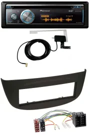 Автомагнитола Pioneer Bluetooth DAB MP3 USB CD, для Renault Twingo (2007–2012), черный