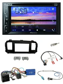 Pioneer Bluetooth 2DIN USB DVD DAB Lenkrad Autoradio für Citroen Spacetourer Jum