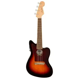 Fender Fullerton Jazzmaster 4-String Right-Handed 3-Color Sunburst Ukulele