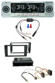 Dietz DAB USB MP3 Bluetooth Autoradio für Audi A3 (8P 03-06) Symphony ISO