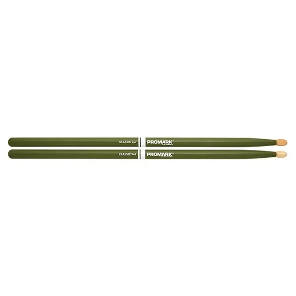Барабанные палочки ProMark TX747W-GREEN 747 "Rock"