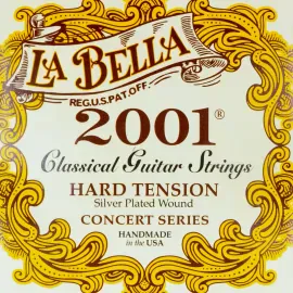 Струны для классической гитары La Bella 2001H Classics 2001 Hard Tention