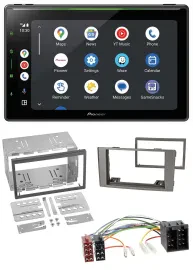 Pioneer 2DIN MP3 USB Bluetooth DAB Autoradio für Iveco Daily 2006-2014 silber