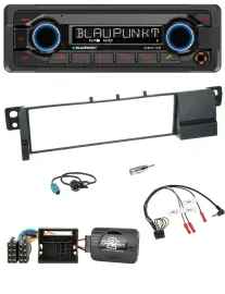 Автомагнитола для BMW 3 Series E46 Blaupunkt MP3, Bluetooth, USB, Quadlock (2001–2007), поддержка кнопок на руле