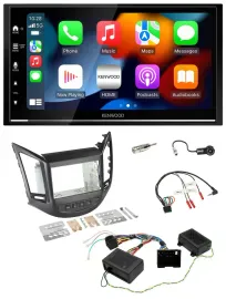 Kenwood DAB USB Bluetooth 2DIN Lenkrad Autoradio für Chevrolet Orlando 2011-2018