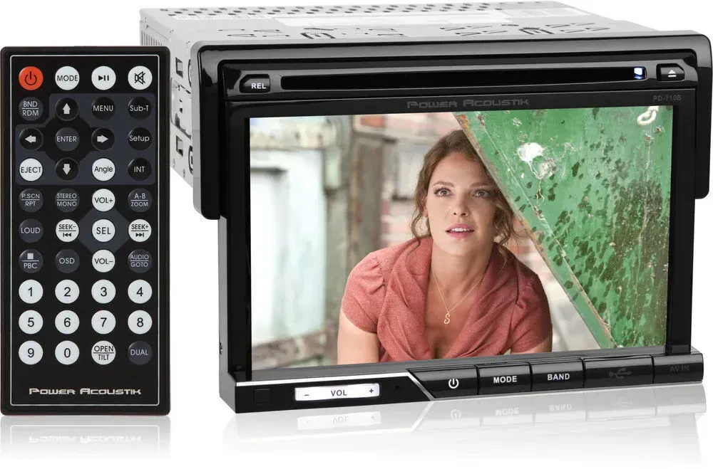 Автомагнитола Power Acoustik PD-710B 7" LCD Single-DIN Bluetooth
