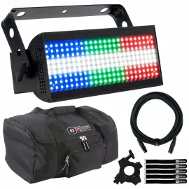 ADJ JOLT 300 High Powered Multi-Use RGBW LED Strobe Fixture with Case