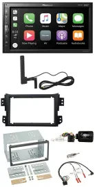 Pioneer USB 2DIN Bluetooth DAB Lenkrad Autoradio für Opel Agila B Suzuki Splash