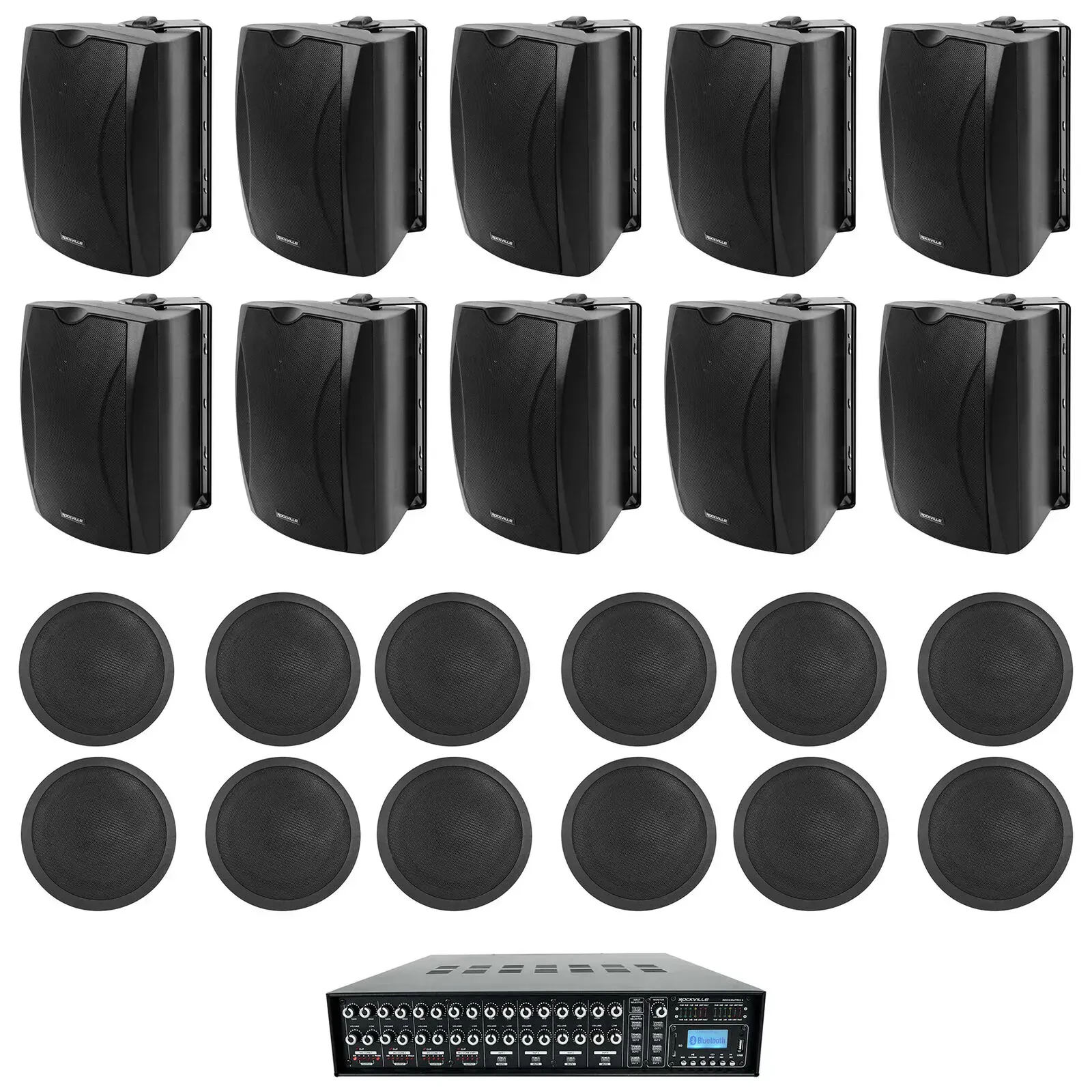 Трансляционный усилитель Rockville Rock Matrix с комплектом акустики