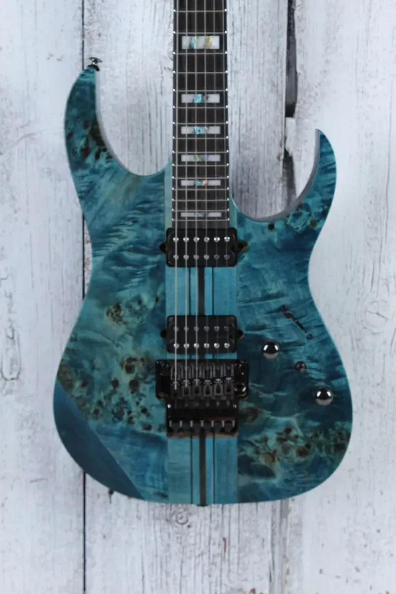 Ibanez RG Premium RGT1220PBK Electric Guitar Cosmic Blue Low Gloss with Gig Bag