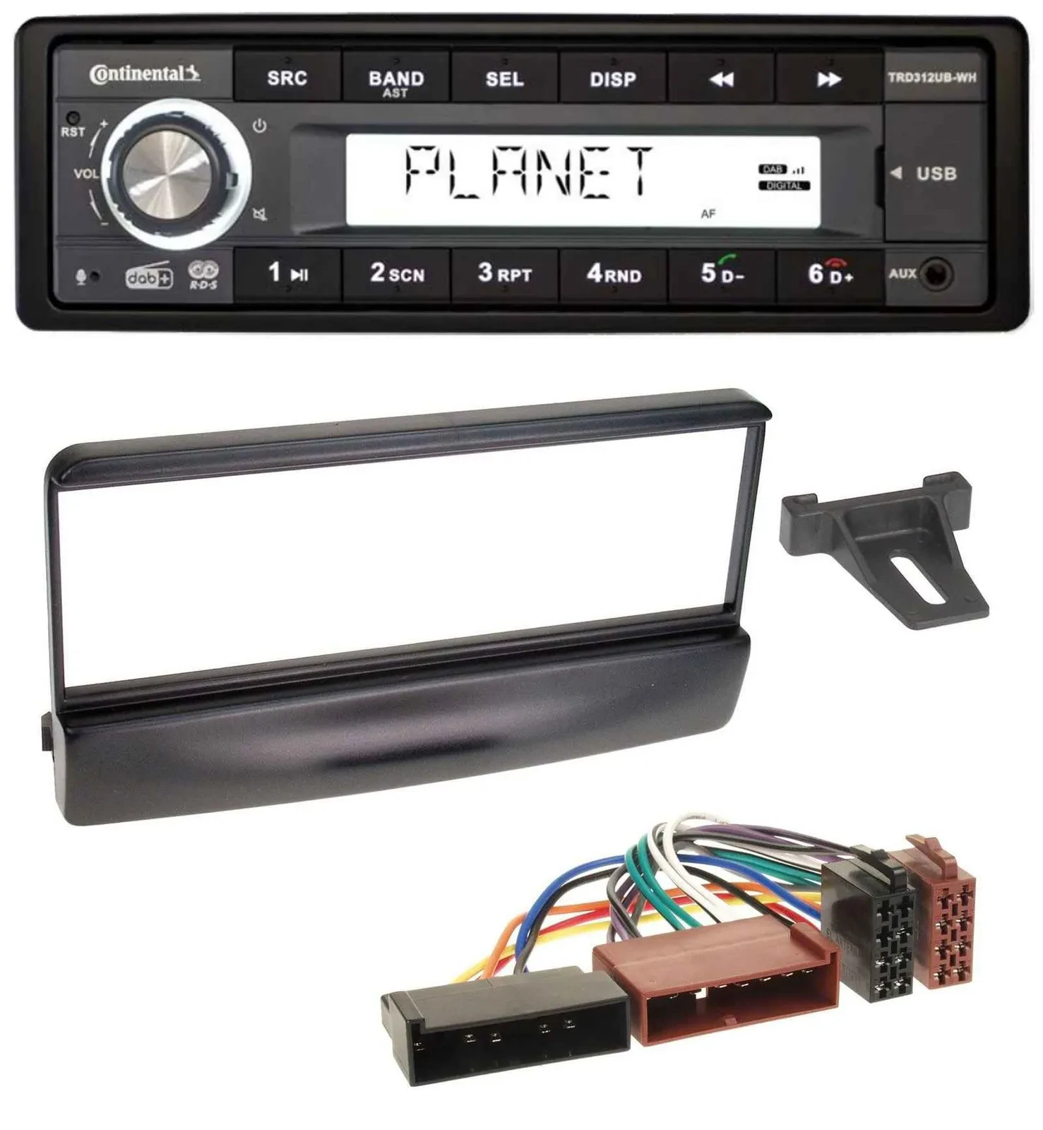 Continental USB 1DIN AUX DAB MP3 Autoradio für Ford Mondeo 96-02 Puma ab 97 Tran