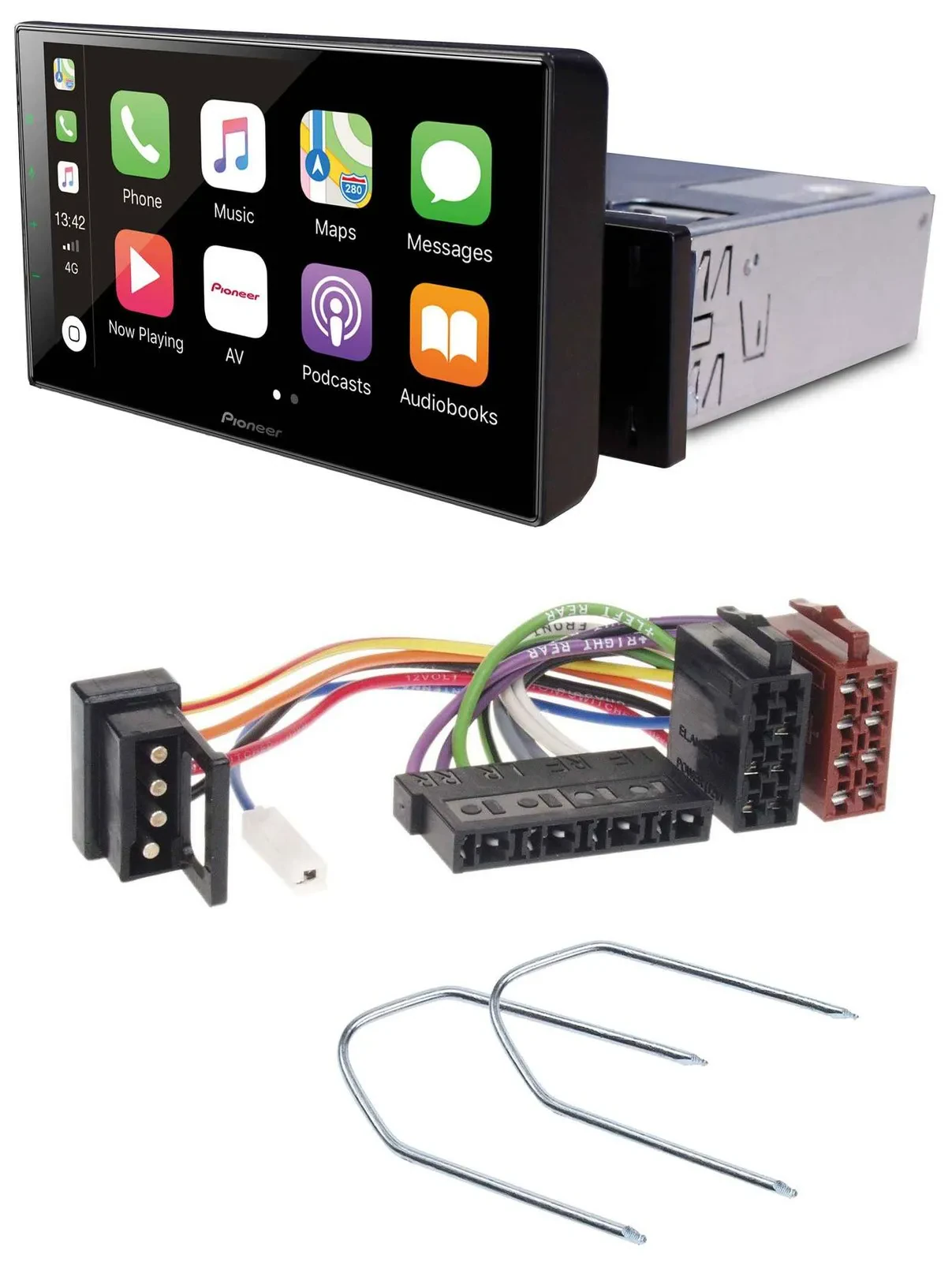 Pioneer Bluetooth MP3 DAB USB Autoradio für Mercedes E-Klasse W124 S-Klasse W126