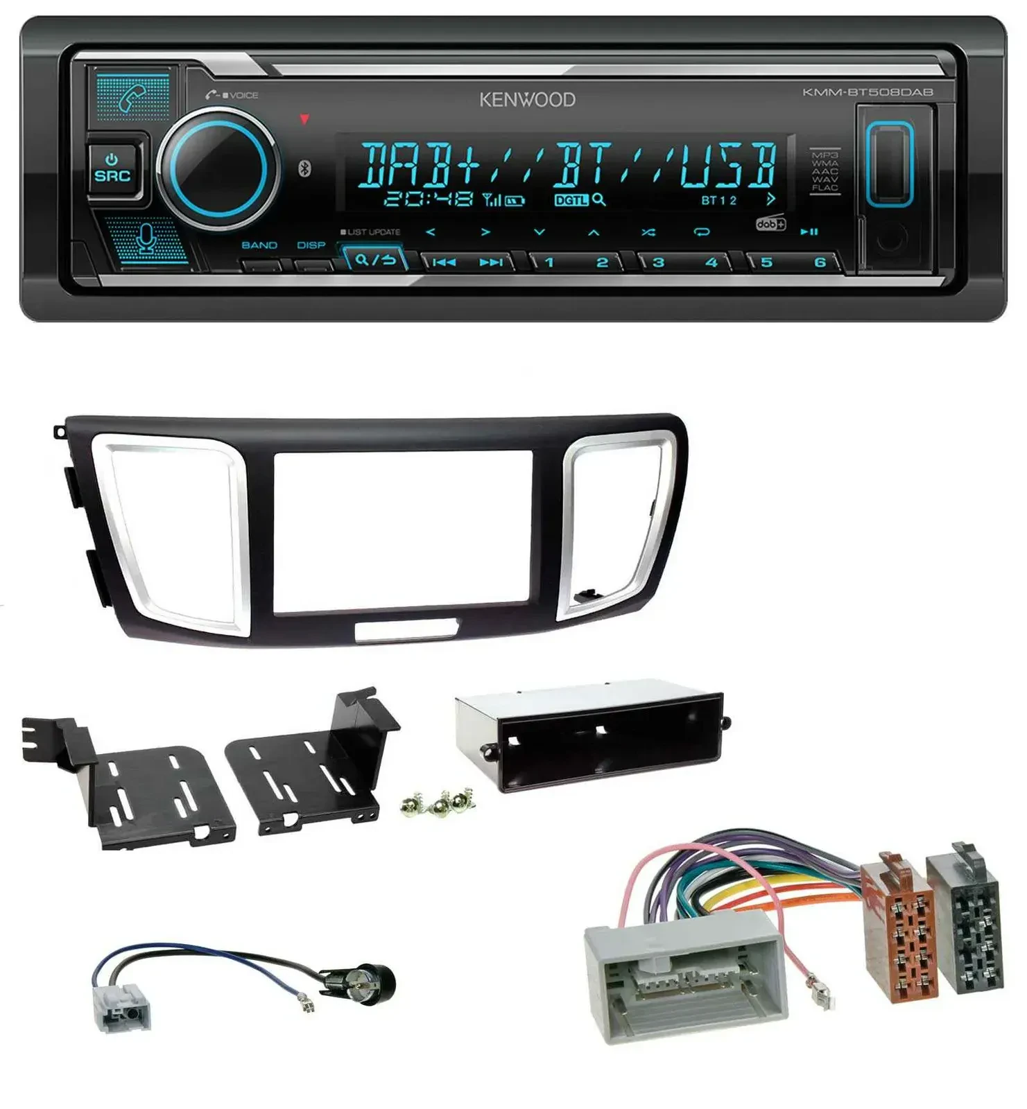 Автомагнитола для Honda Accord Kenwood Bluetooth MP3 DAB USB