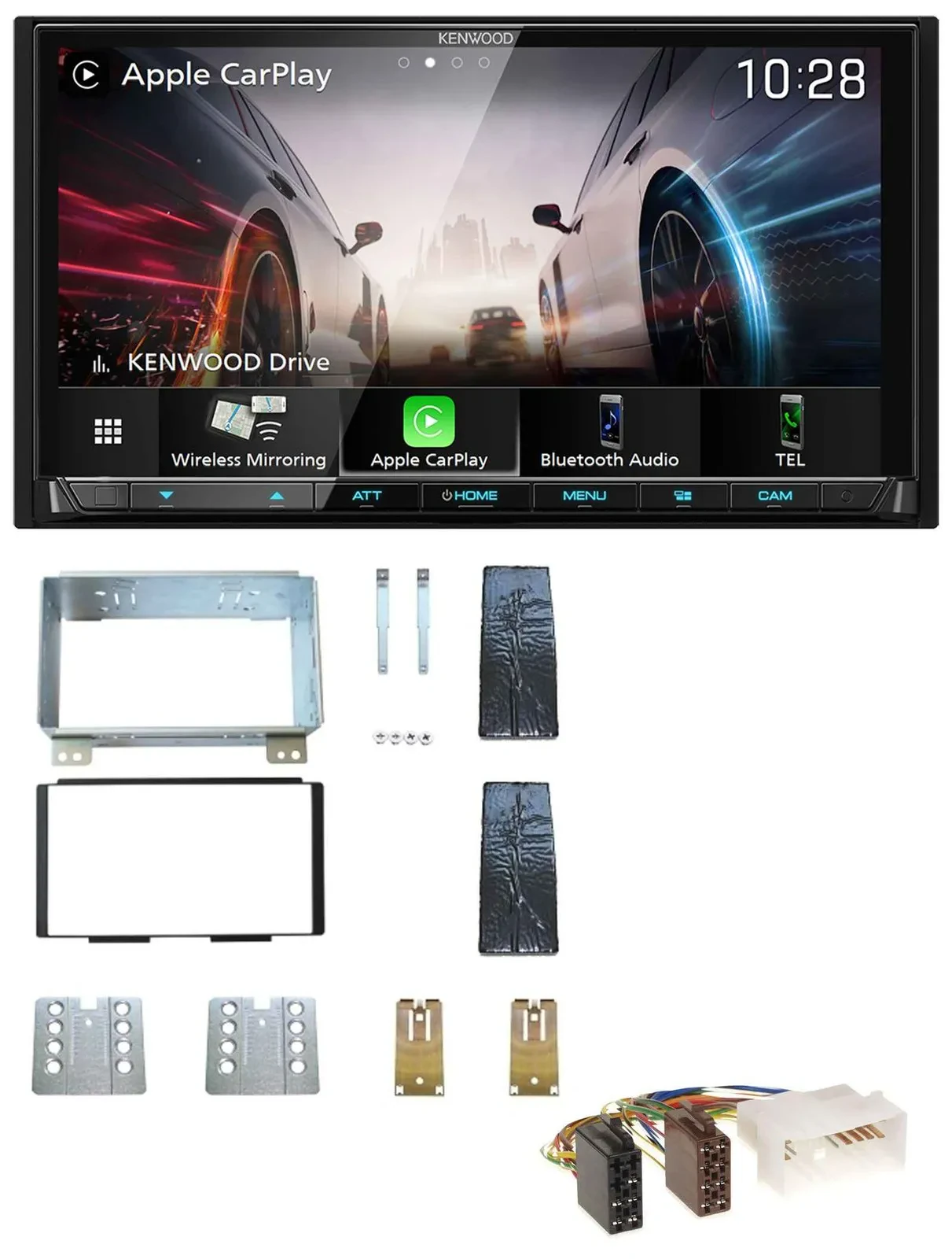 Kenwood MP3 2DIN USB DAB Bluetooth Autoradio für Kia Carnival II VQ 06-11