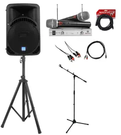 Rockville Pro 15" ipad/iphone/Android/Laptop/TV Youtube Karaoke Machine/System