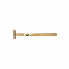 HOSCO Bronze fretting hammer, flat sides and curved side, total length 300 mm