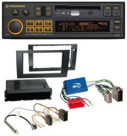 Pioneer DAB MP3 USB Bluetooth Autoradio für Audi A4 B6 B7 01-08 Symphony Aktivsy