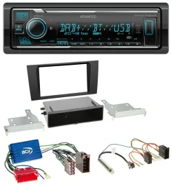 Kenwood Bluetooth MP3 DAB USB Autoradio für Audi A4 B5 99-01 Symphony Aktivsyste