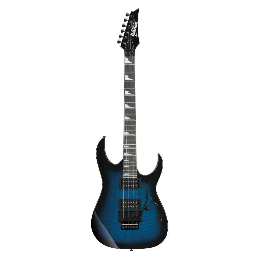 Б/У Электрогитара Ibanez GRG320FATBS GIO RG 6-струнная, цвет: прозрачный синий санбёрст