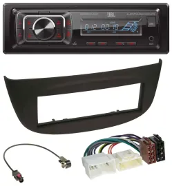 JBL SD AUX MP3 USB Bluetooth Autoradio für Renault Twingo ab 2012 schwarz