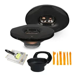 Infinity REF-9633ix 200W 6x9" Coaxial Car Speakers w/ NVX Install Kit