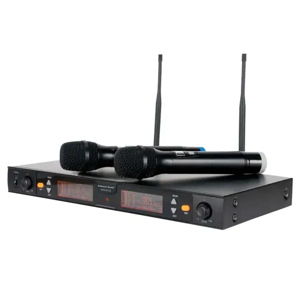 American Audio WM-219 2-channel UHF Wireless Vocal Microphone System