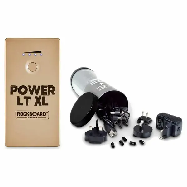 RockBoard Power LT XL Rechargeable Effect Pedal Power Bank - Gold