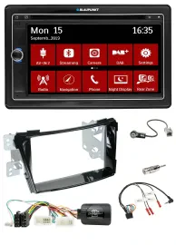 Blaupunkt Bluetooth DAB 2DIN USB DVD Lenkrad Autoradio für Hyundai i40 ab 2011 V