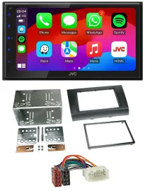 JVC Bluetooth USB MP3 2DIN DAB Autoradio für Suzuki Swift (2005-2010)