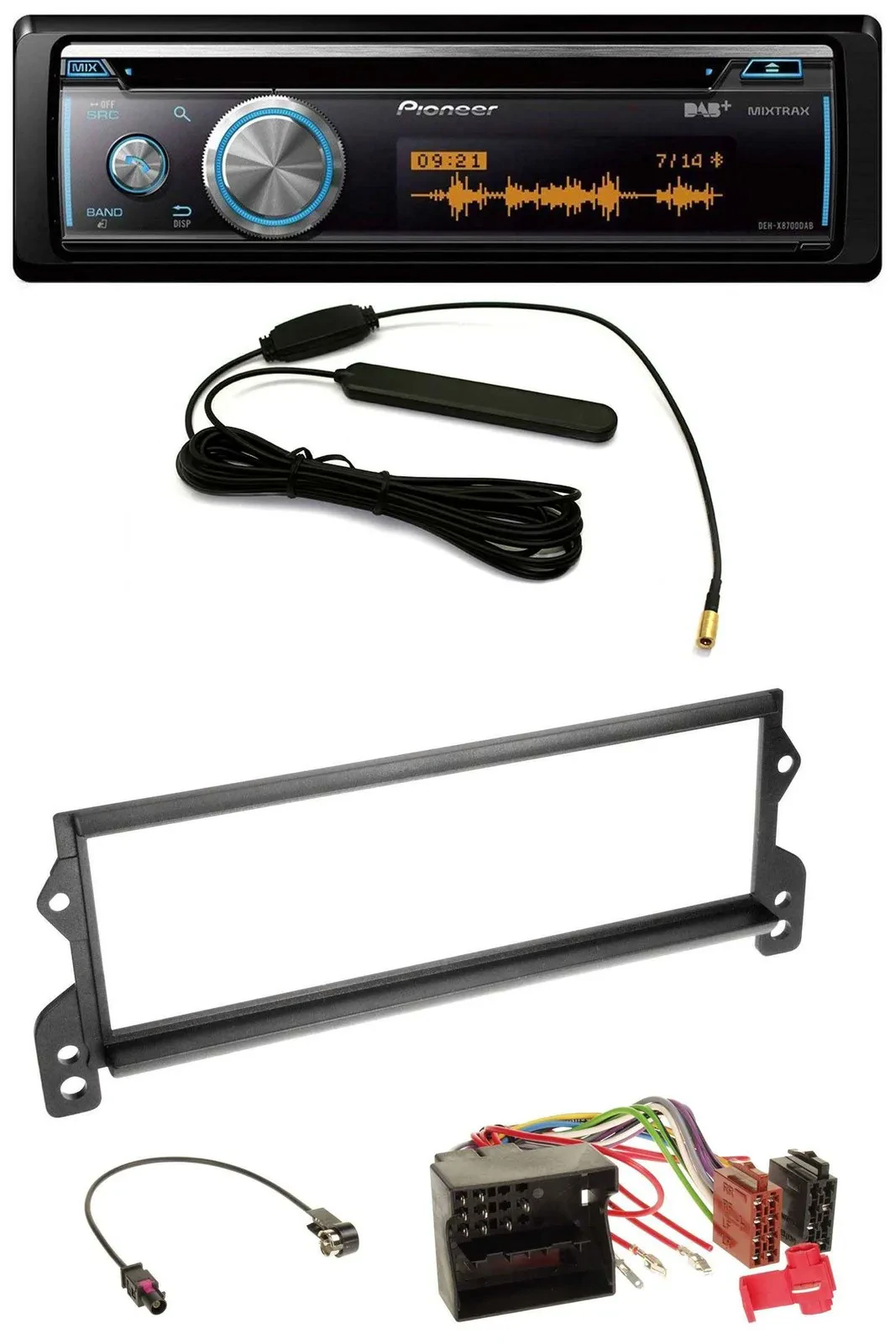 Автомагнитола для Mini (с 2003, MOST) Pioneer CD, USB, Bluetooth, DAB, MP3