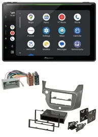 Pioneer 2DIN MP3 USB Bluetooth DAB Autoradio für Honda Jazz ab 09 silber