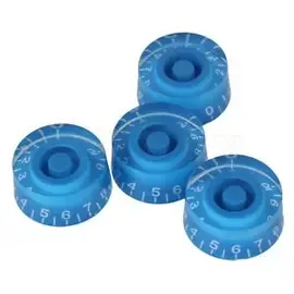 Комплект ручек потенциометров Blue Transparent Top Hat Knob