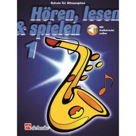 Учебное пособие De Haske Hören, Lesen, Spielen, Band 1 Alt-Saxophon
