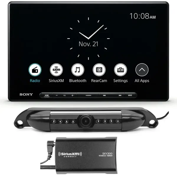 Sony XAVAX8500 10.1" Receiver + Camera + SiriusXM SXV300v1