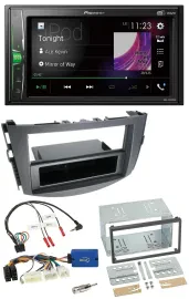 Pioneer 2DIN Lenkrad DAB USB Bluetooth Autoradio für Toyota RAV 4 ab 2011 28 Pin