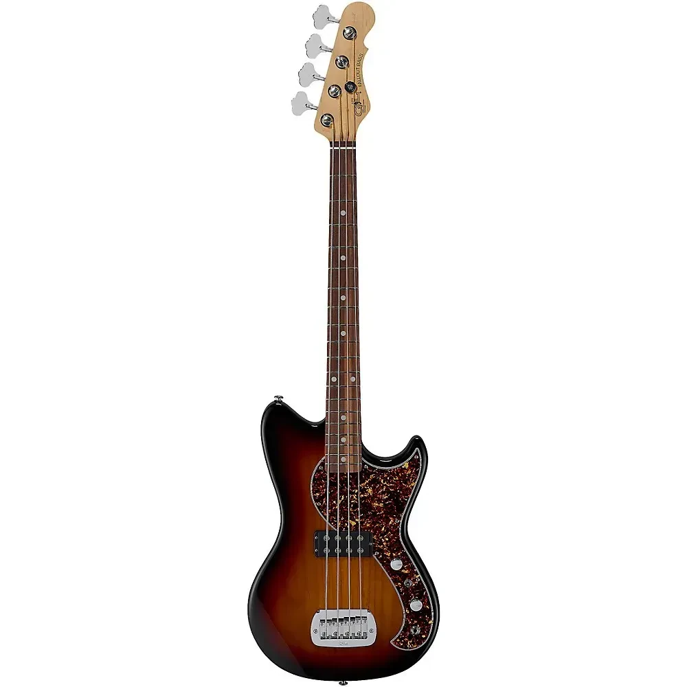 Бас-гитара G&L Fullerton Deluxe Fallout Bass 3-Tone Sunburst