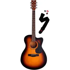 Акустическая гитара Yamaha Keith Urban Cutaway Acoustic Guitar Pack Tobacco Brown Sunburst