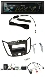 Pioneer CD MP3 Lenkrad DAB USB Autoradio für Ford C-Max Kuga braun