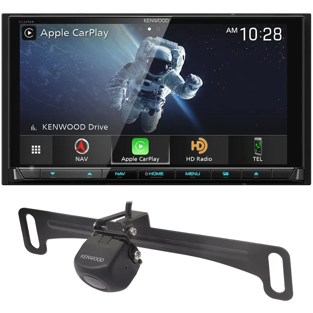 Kenwood DNX997XR 6.75" Touchscreen Receiver + 195° Backup Camera