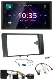 JVC DAB 2DIN Lenkrad Bluetooth USB Autoradio für Audi A3 8P 03-12 Bose Aktivsyst