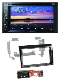 Pioneer Bluetooth 2DIN USB DVD DAB MP3 Autoradio für Fiat Ducato Peugeot Boxer C