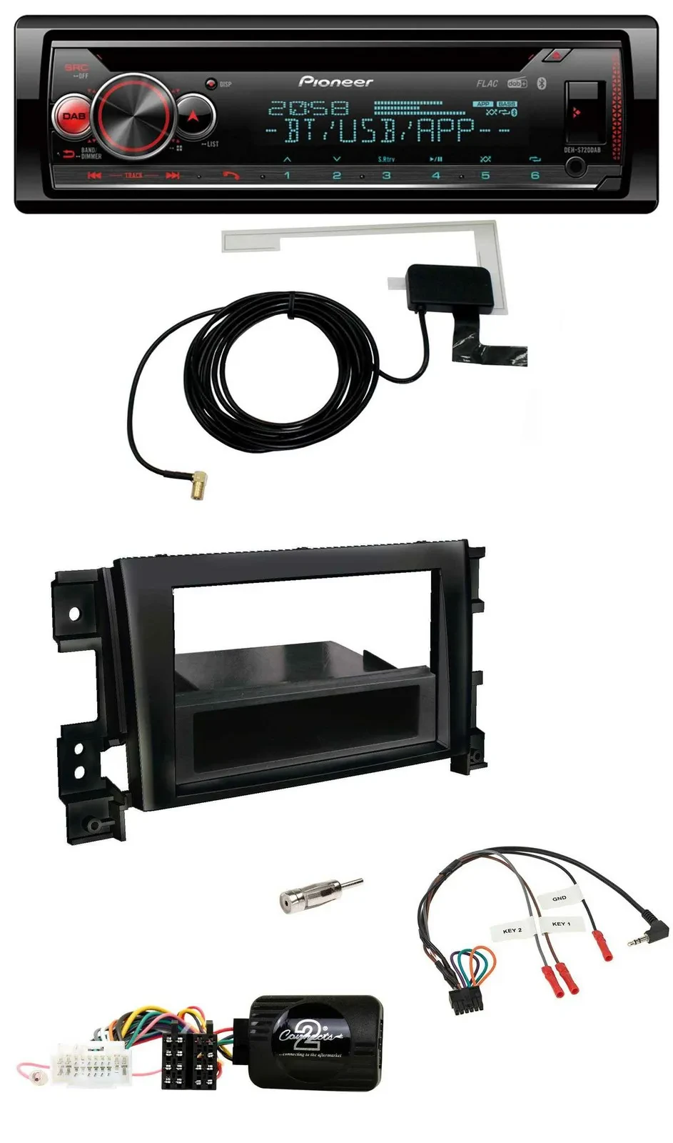 Автомагнитола для Suzuki Grand Vitara 2005–2011 Pioneer DAB, CD, USB, Bluetooth