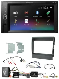 Pioneer DAB Lenkrad 2DIN Bluetooth USB Autoradio für Porsche Panamera MOST-Sound