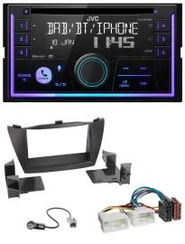 JVC MP3 USB 2DIN DAB Bluetooth CD Autoradio für Hyundai Tucson 2010-2015