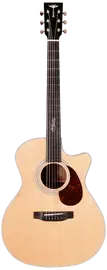 Акустическая гитара Tyma TG-15 Grand Auditorium Cutaway Natural с кейсом
