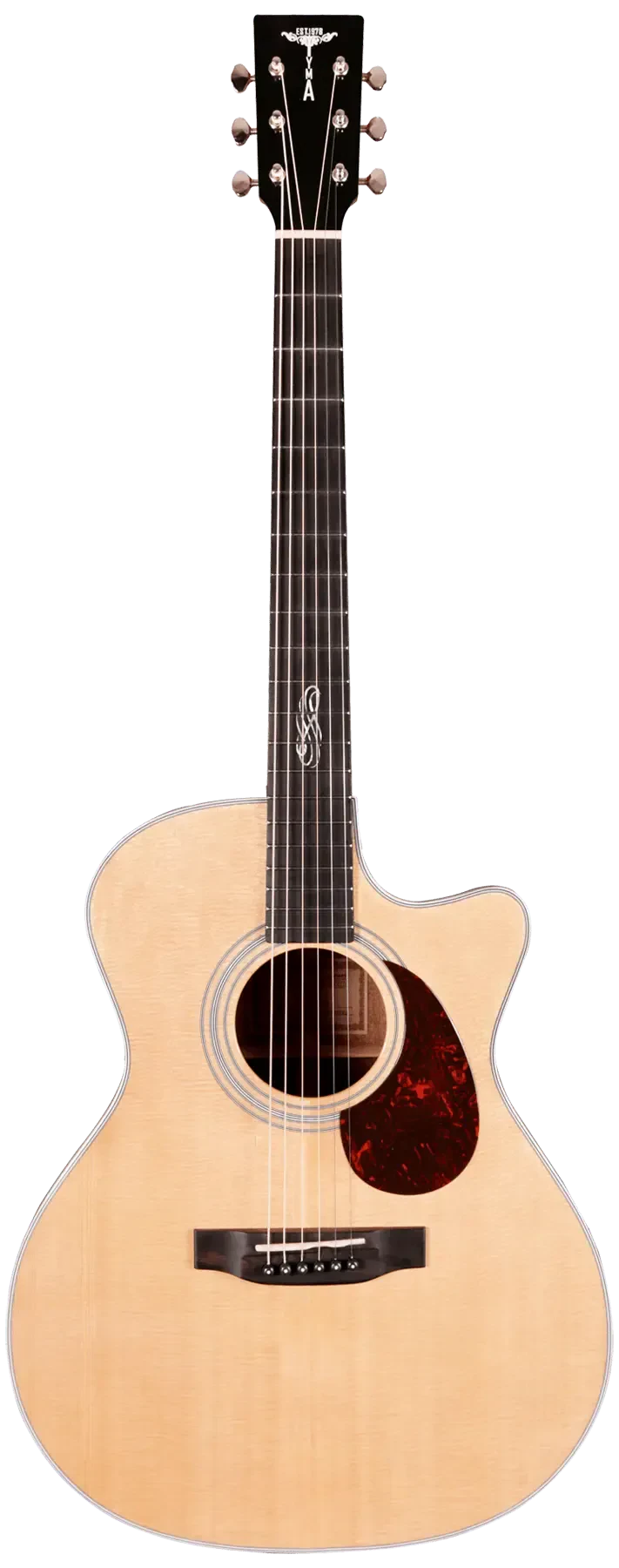 Акустическая гитара Tyma TG-15 Grand Auditorium Cutaway Natural с кейсом