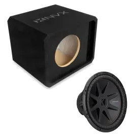 Сабвуфер NVX NE101P_52CVR102 10", портированный (slot), 3/4" MDF, 1 динамик, пассивный, с сабвуфером CompVR