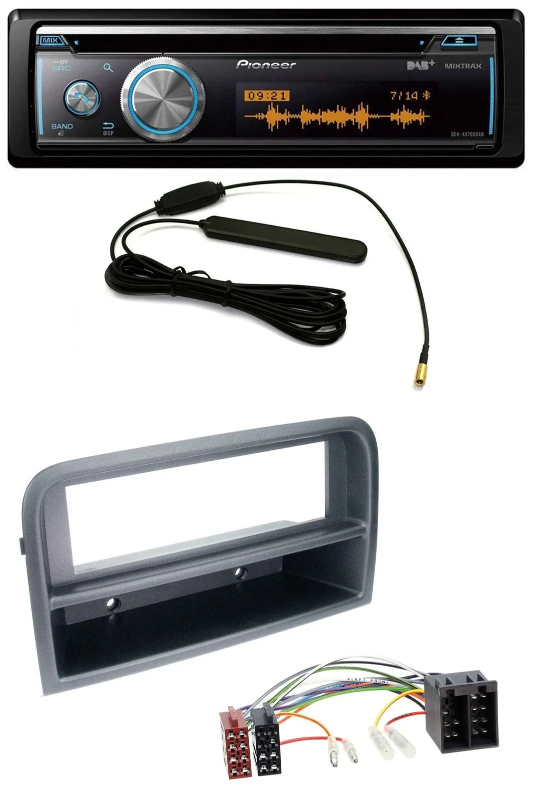 Автомагнитола для Fiat Croma (с 2005) Pioneer CD/USB/Bluetooth/DAB/MP3