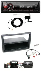 Автомагнитола Pioneer 1 DIN MP3 DAB USB для Renault Megane 2009–2012